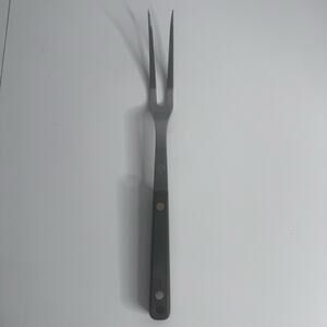 Vintage Flint Meat Fork Stainless Steel Riveted Composite Handle USA